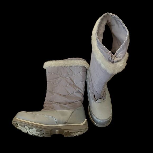 Lands’ End Girls Snow boots Size 4 M - Picture 3 of 6